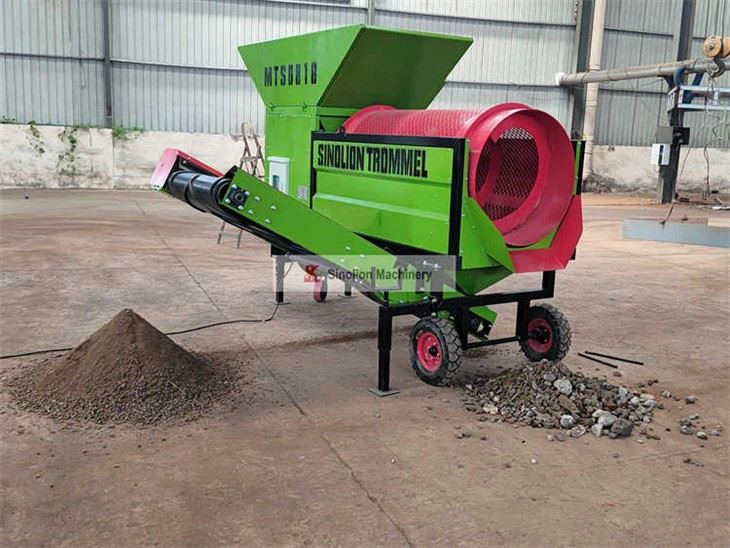 MobileTrommel Zaslon Stroj MTS0818